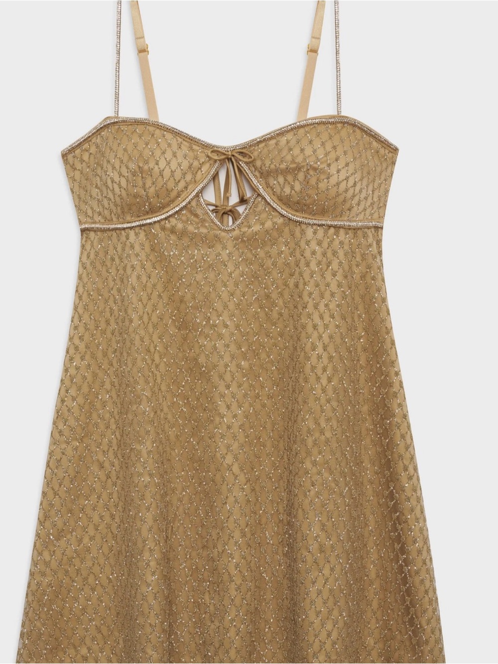 For love and lemons gold mini dress - Picture 3 of 3
